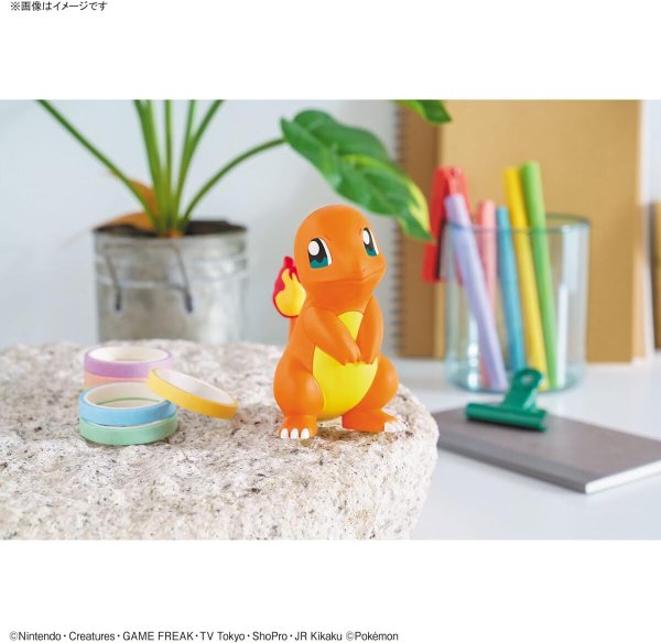 Photo7: Pokemon 2022 PLAMO Collection Quick!! 11 Charmander Plastic Model Kit (7)