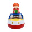 Photo2: Studio Ghibli Dream TOMICA 05 Ponyo on the Cliff Sosuke's ship Figure Car Toy (2)