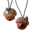 Photo2: Studio Ghibli My Neighbor Totoro Acorn Figure Strap Key chain Chu Totoro Makkuro-Kurosuke (2)