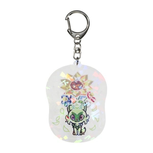 Photo1: Pokemon Center 2024  Acrylic Key chain Grass Terastal Sprigatito (1)