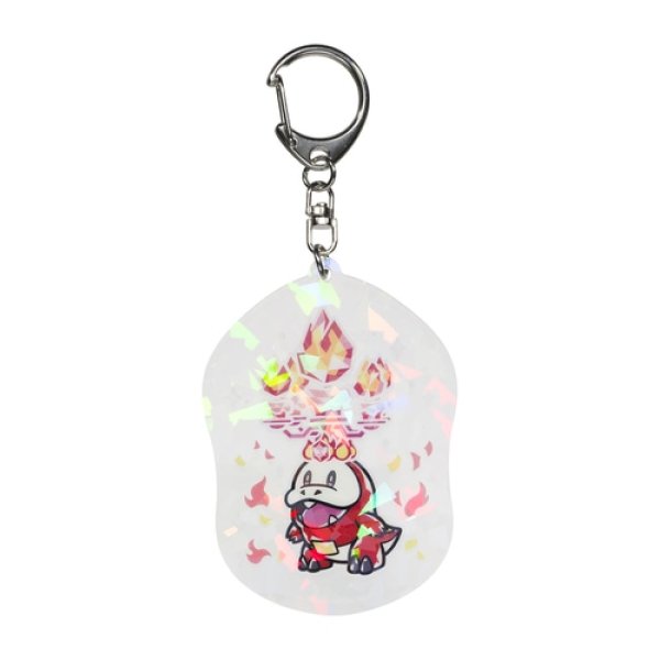 Photo1: Pokemon Center 2024  Acrylic Key chain Fire Terastal Fuecoco (1)