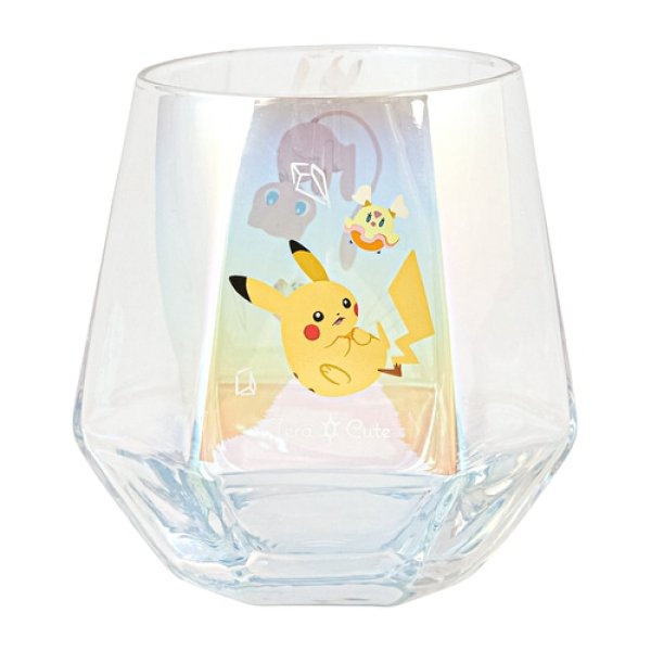 Photo1: Pokemon Center 2024 TeraCute Aurora Glass cup (1)