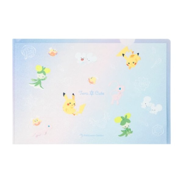 Photo2: Pokemon Center 2024 TeraCute A4 Size Clear File Folder (2)