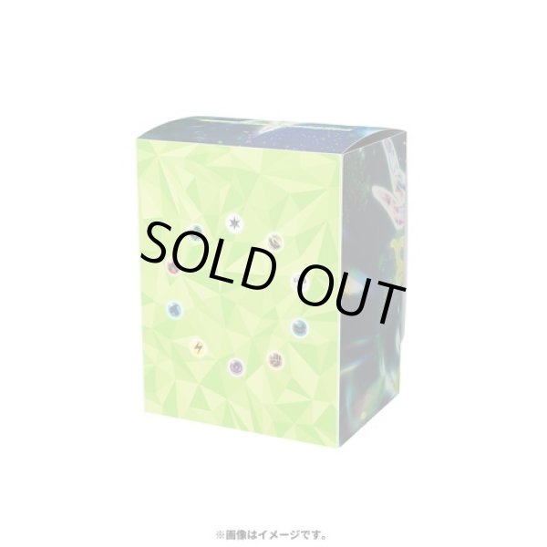 Photo2: Pokemon Center Original Card Game Flip deck case Terastal Ogerpon Green Face (2)