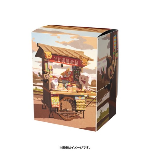 Pokemon Center Original Card Game Flip deck case Darumaka Pokemon Center Original Card Game Flip deck case Darumaka