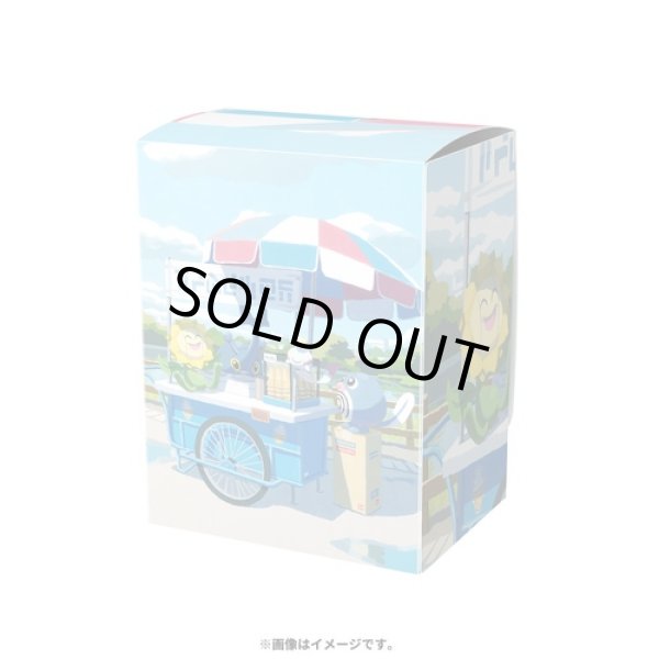 Photo2: Pokemon Center Original Card Game Flip deck case Poliwag Sunflora Heracross Chimecho (2)