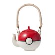 Photo1: Pokemon Center 2024 Cafe Chadesu Poke ball shaped Teapot (1)