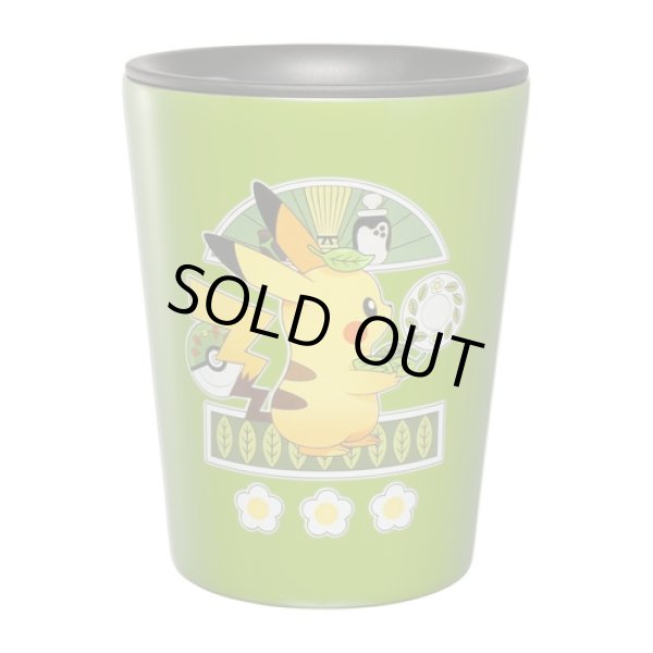 Photo1: Pokemon Center 2024 Cafe Chadesu Stainless Tumbler Cup with LId (1)