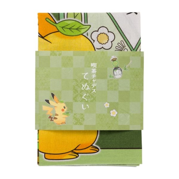 Photo1: Pokemon Center 2024 Cafe Chadesu TENUGUI Hand towel (1)