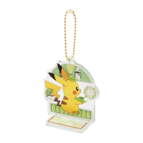 Photo5: Pokemon Center 2024 Cafe Chadesu Acrylic Stand Key Chain Lilligant ver. (5)