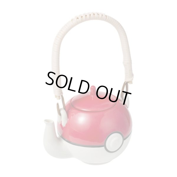 Photo2: Pokemon Center 2024 Cafe Chadesu Poke ball shaped Teapot (2)