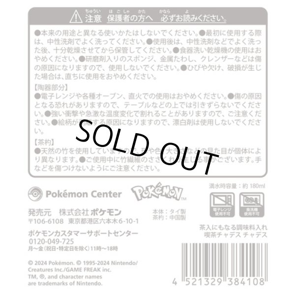 Photo14: Pokemon Center 2024 Cafe Chadesu Ceramic Seasoning Container Poltchageist (14)