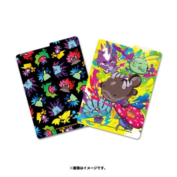Photo3: Pokemon Center Original Card Game Flip deck case POISON Moudoku Kiken (3)