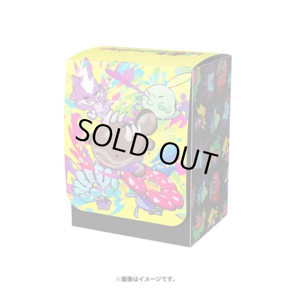 Photo1: Pokemon Center Original Card Game Flip deck case POISON Moudoku Kiken (1)