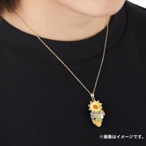 Photo4: Pokemon Center 2024 Pokemon accessory Series Necklace Grass Terastal Leafeon (4)