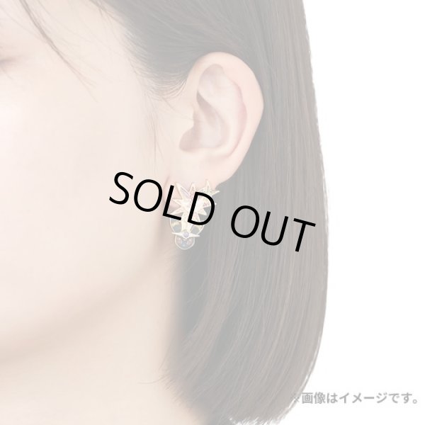 Photo4: Pokemon Center 2024 Pokemon accessory Pierced Earrings Dark Terastal Umbreon 2 pcs (4)