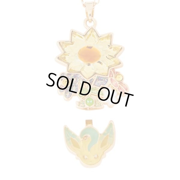 Photo3: Pokemon Center 2024 Pokemon accessory Series Necklace Grass Terastal Leafeon (3)