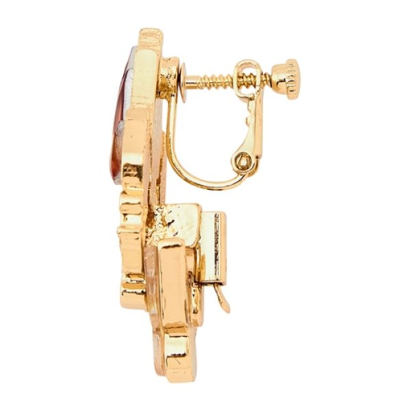 Photo2: Pokemon Center 2024 Pokemon accessory Clips Earrings Fire Terastal Flareon 2 pcs (2)