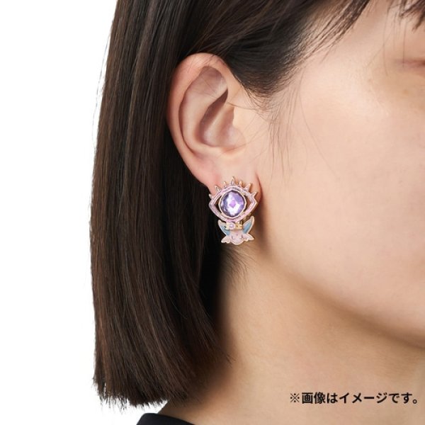 Photo4: Pokemon Center 2024 Pokemon accessory Clips Earrings Psychic Terastal Espeon 2 pcs (4)