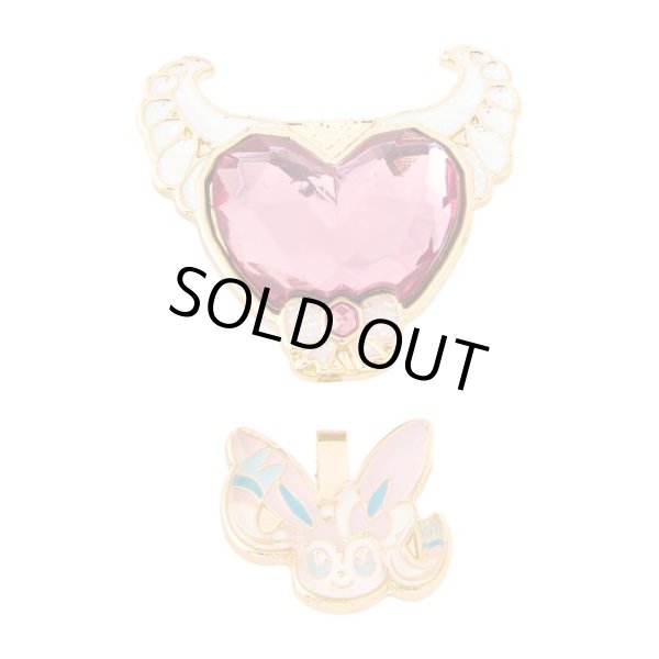 Photo3: Pokemon Center 2024 Pokemon accessory Pierced Earrings Fairy Terastal Sylveon 2 pcs (3)