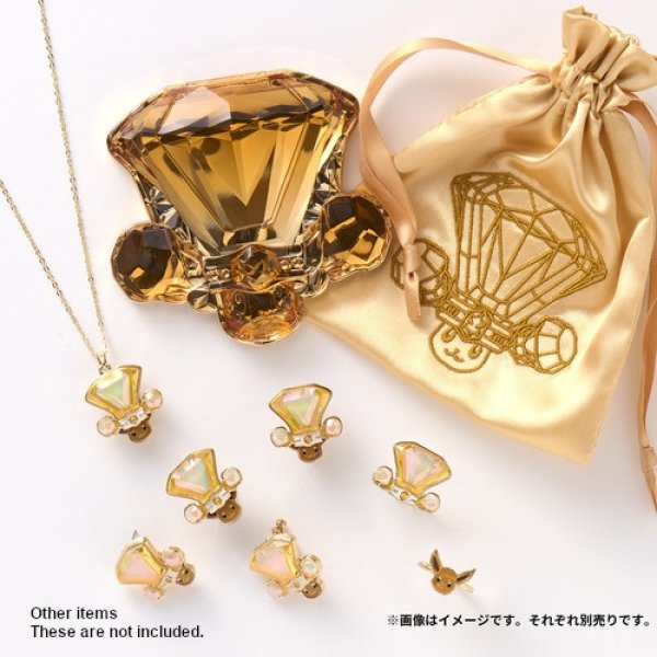 Photo7: Pokemon Center 2024 Pokemon accessory Hand mirror with bag Normal Terrastal Eevee (7)