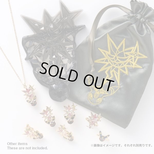 Photo7: Pokemon Center 2024 Pokemon accessory Series Necklace Dark Terastal Umbreon (7)