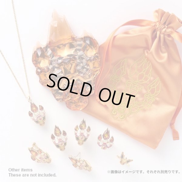 Photo7: Pokemon Center 2024 Pokemon accessory Hand mirror with bag Fire Terastal Flareon (7)