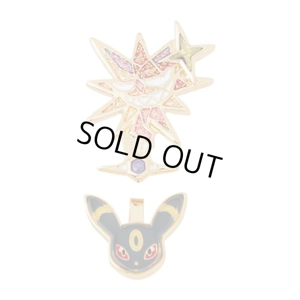 Photo3: Pokemon Center 2024 Pokemon accessory Pierced Earrings Dark Terastal Umbreon 2 pcs (3)