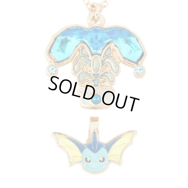 Photo3: Pokemon Center 2024 Pokemon accessory Series Necklace Water Terastal Vaporeon (3)