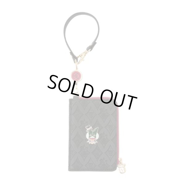 Photo1: Pokemon Center 2024 Halloween Trick or trick Card pass case with reel Coin purse Meowscarada (1)