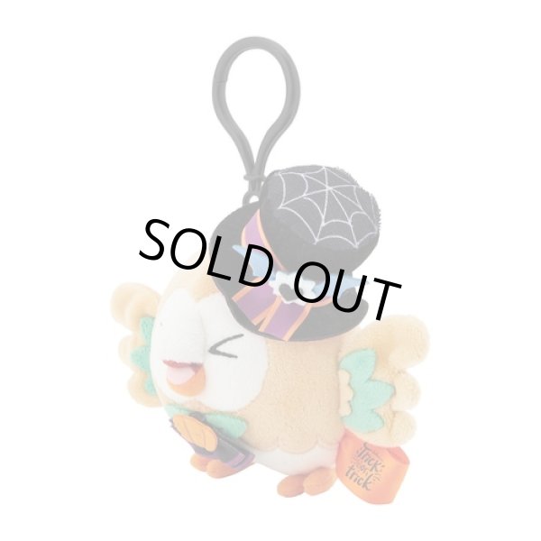 Photo2: Pokemon Center 2024 Halloween Trick or trick Plush Mascot Key Chain Rowlet (2)