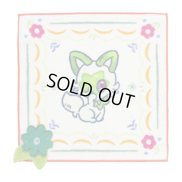 Photo1: Pokemon Center 2024 Hand towel Handkerchief Sprigatito (1)