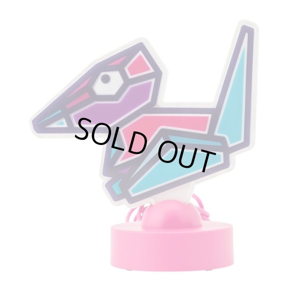 Photo1: Pokemon Center 2024 Night Arcade Neon-style LED Light Porygon (1)