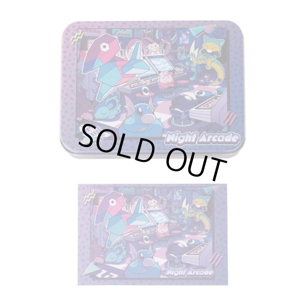 Photo1: Pokemon Center 2024 Night Arcade Memo pad with Tin case (1)