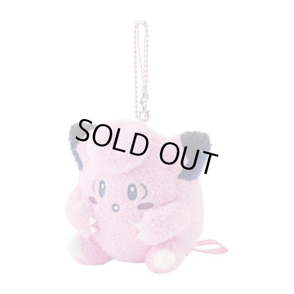 Photo2: Pokemon Center 2024 Night Arcade Plush Mascot Key chain Clefairy (2)