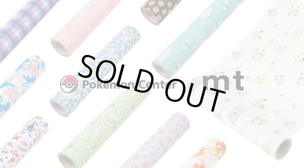 Photo4: Pokemon Center 2024 mt Removable Decoration Tape Wooper Corsola 23cm x 3m (4)