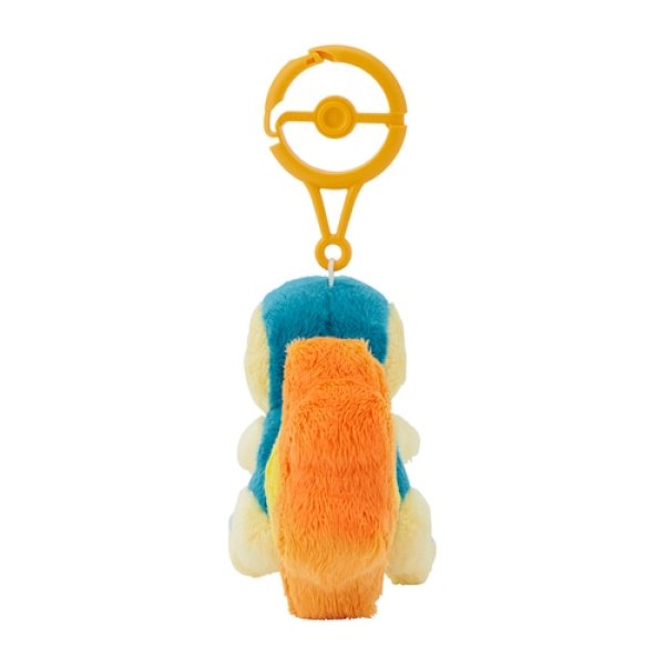Photo3: Pokemon Center 2024 Plush Mascot with Carabiner Key chain Cyndaquil (3)