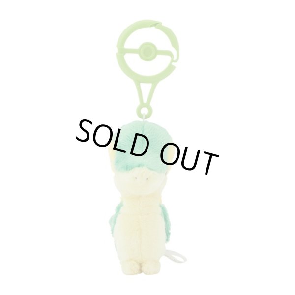 Photo2: Pokemon Center 2024 Plush Mascot with Carabiner Key chain Snivy (2)