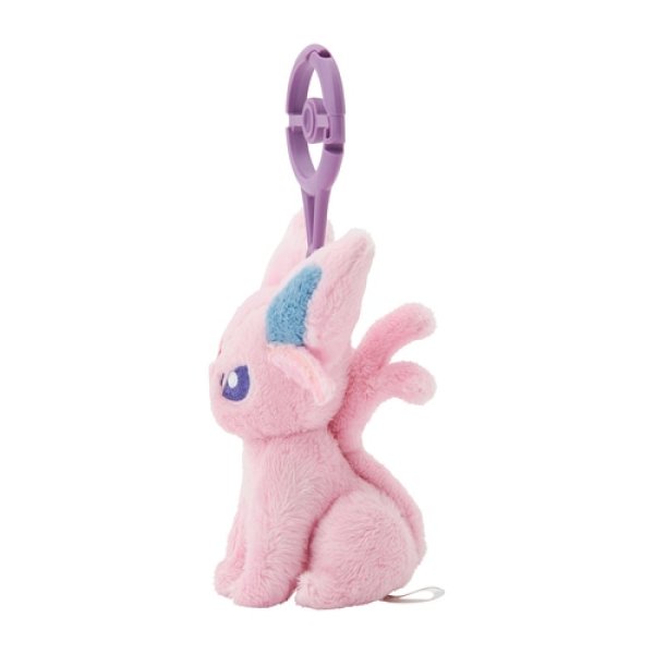 Photo3: Pokemon Center 2024 Plush Mascot with Carabiner Key chain Espeon (3)