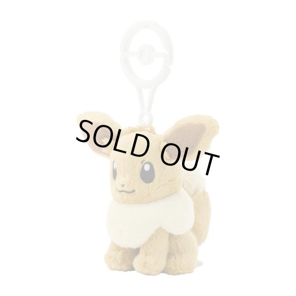 Photo2: Pokemon Center 2024 Plush Mascot with Carabiner Key chain Eevee (2)