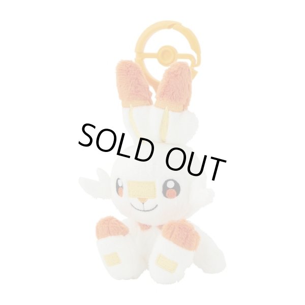 Photo2: Pokemon Center 2024 Plush Mascot with Carabiner Key chain Scorbunny (2)