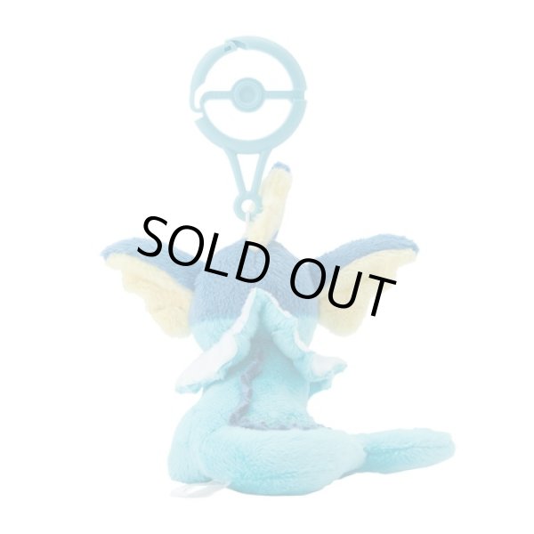 Photo4: Pokemon Center 2024 Plush Mascot with Carabiner Key chain Vaporeon (4)