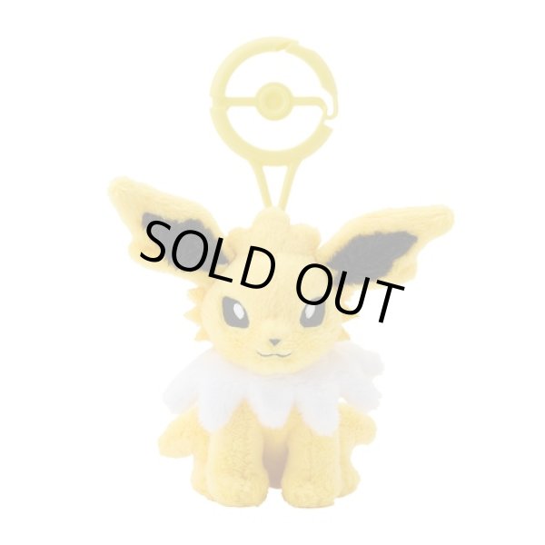 Photo1: Pokemon Center 2024 Plush Mascot with Carabiner Key chain Jolteon (1)