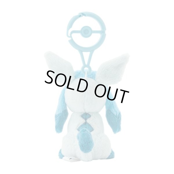 Photo4: Pokemon Center 2024 Plush Mascot with Carabiner Key chain Glaceon (4)