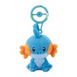 Photo1: Pokemon Center 2024 Plush Mascot with Carabiner Key chain Mudkip (1)