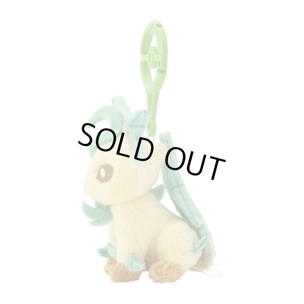 Photo3: Pokemon Center 2024 Plush Mascot with Carabiner Key chain Leafeon (3)