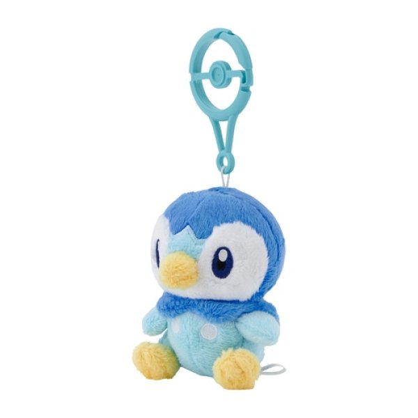 Photo2: Pokemon Center 2024 Plush Mascot with Carabiner Key chain Piplup (2)