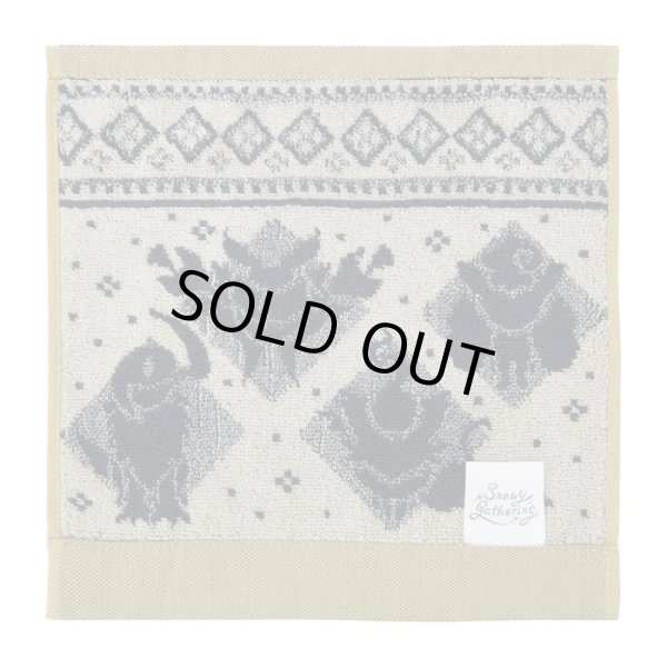 Photo2: Pokemon Center 2024 Hand towel Handkerchief Snowy Gathering Jacquard (2)