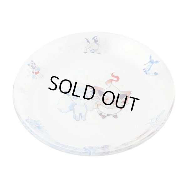 Photo3: Pokemon Center 2024 Snowy Gathering Glass Plate (3)
