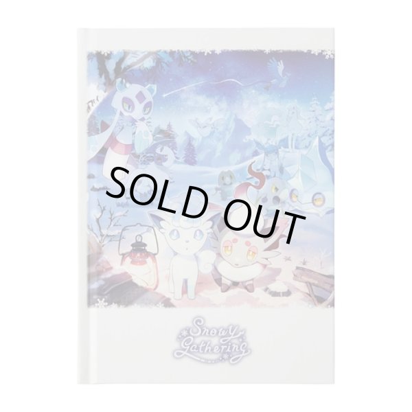 Photo1: Pokemon Center 2024 Snowy Gathering A6 size Hard cover Notebook (1)